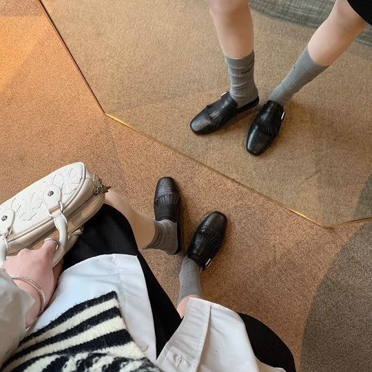 Damen Mokassins mit eleganter Fransenverzierung und modernem Design EB