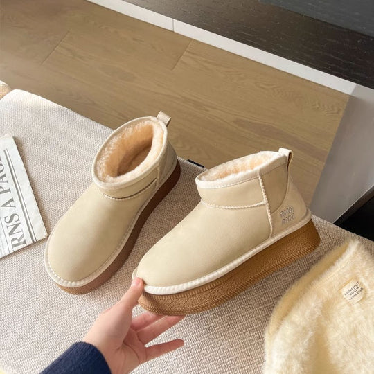 Damen Bequeme Winter-Stiefel mit kuscheligem Innenfutter und rutschfester Sohle EB