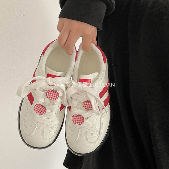 Damen Verspielte Sneakers mit kreativem Design und bunten Applikationen EB