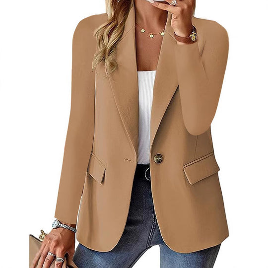 Damen Eleganter Blazer mit klassischem Schnitt und Taschen EB
