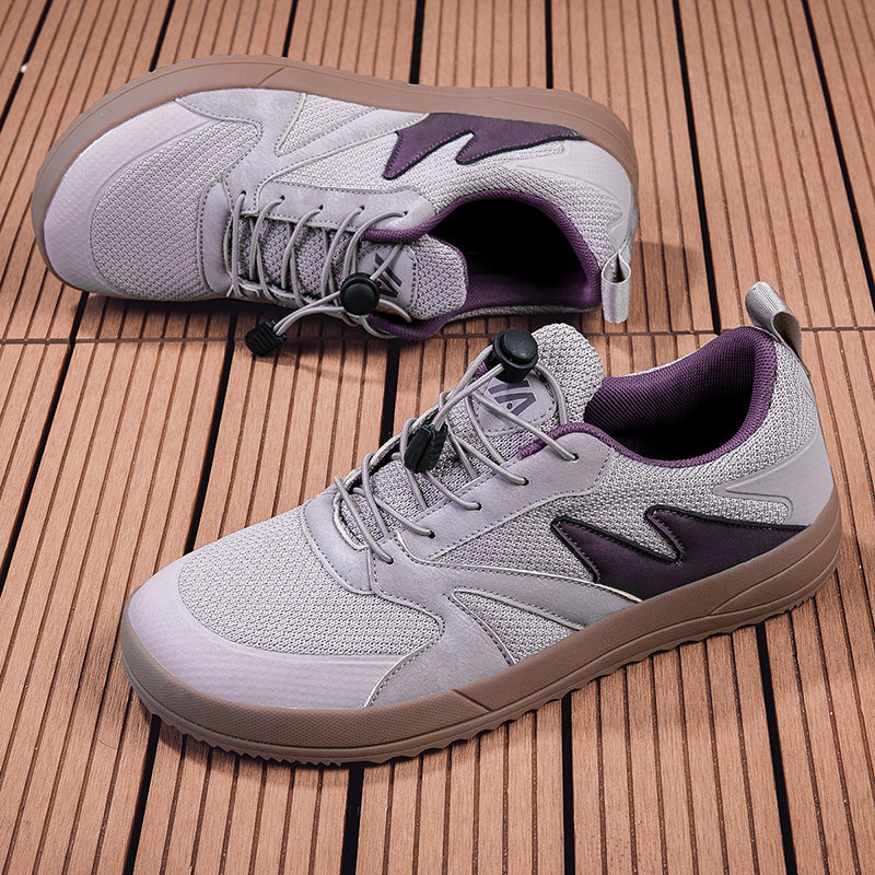 Unisex nan atmungsaktive Allround-Sneaker mit Schnellverschluss und stoßdämpfender Schaumsohle EB