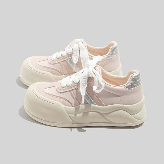 Damen Modische Sneakers mit sportlichem Design und gepolsterter Sohle EB