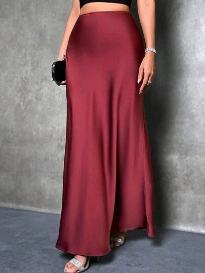 Damen Maxirock mit fließendem Schnitt und elegantem Fall EB