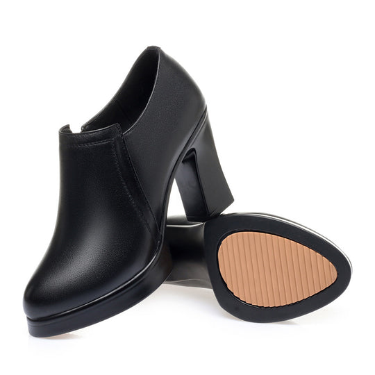Damen Elegante High-Heel Stiefeletten mit modischem Design und komfortablem Fußbett EB