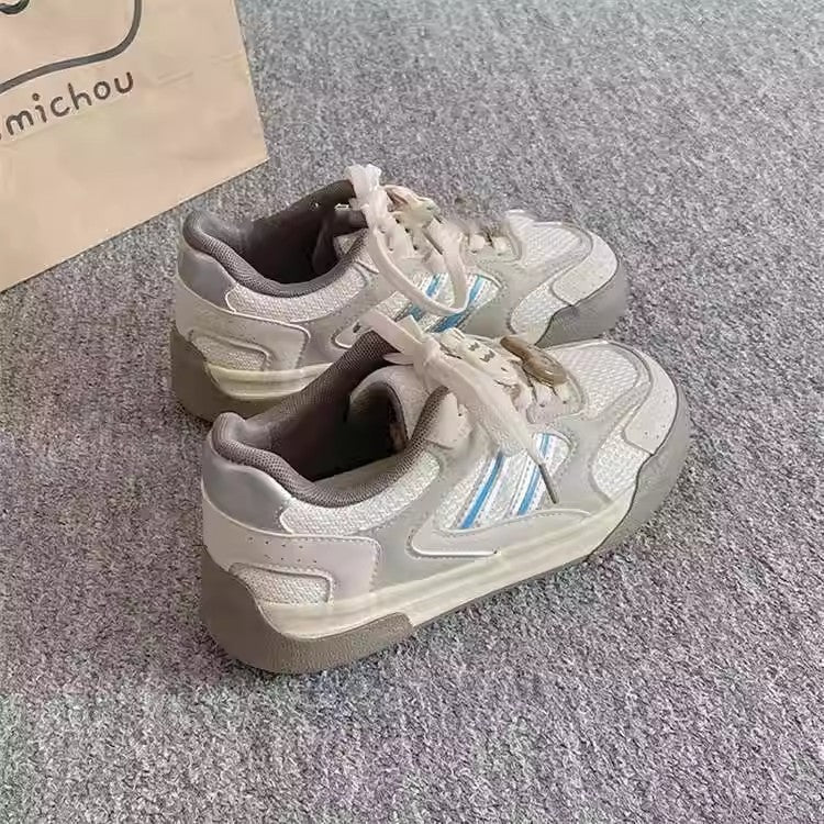 Damen Sportliche Sneaker mit atmungsaktiver Obermaterialstruktur EB