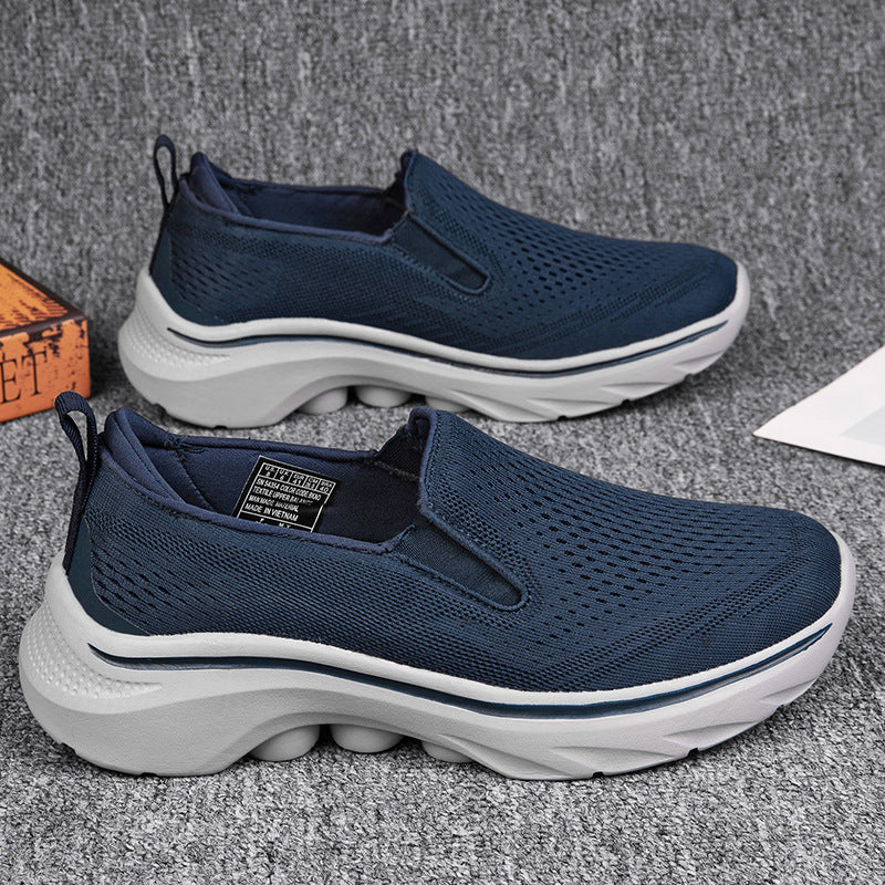Damen Atmungsaktive Slip-On Sneakers mit flexiblem Sohlenkomfort EB
