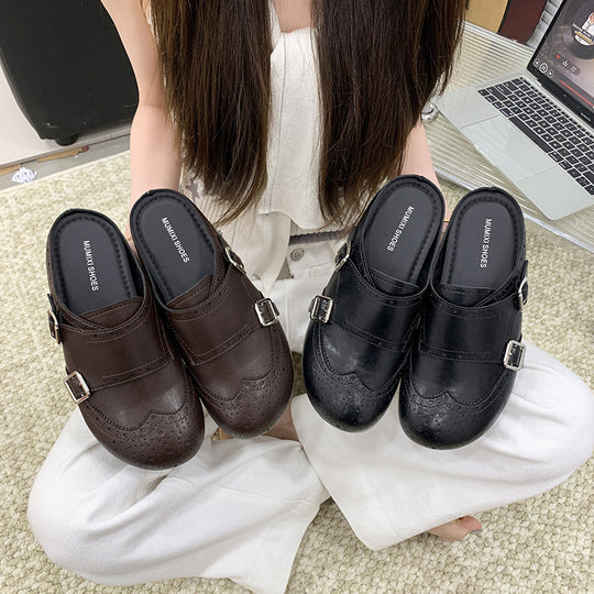 Damen Clogs mit modischem Riemendesign und komfortablem Fußbett EB