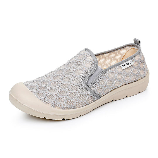 Damen Bequeme Freizeitschuhe aus atmungsaktivem Mesh mit flexiblem Sohlenkonzept EB