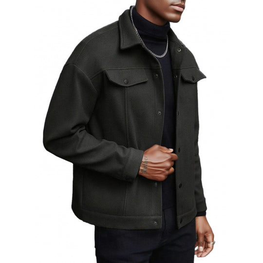 Herren weiche und modische Overshirtjacke EB