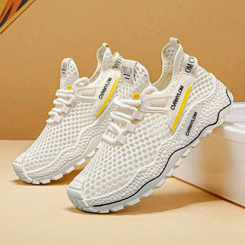 Damen Sportliche Hochleistungs-Laufschuhe mit atmungsaktivem Obermaterial EB