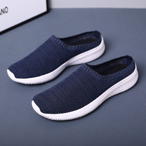 Damen Atmungsaktive Slip-On Sneakers mit flexiblem Obermaterial EB