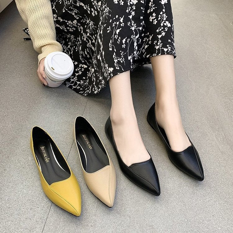Damen Spitzen Ballerinas aus hochwertigem Leder mit flexiblem Fußbett EB