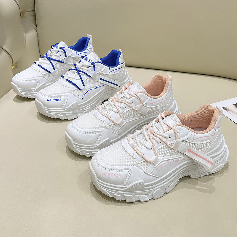Damen Sportliche Chunky Sneakers mit atmungsaktiver Obermaterialstruktur EB