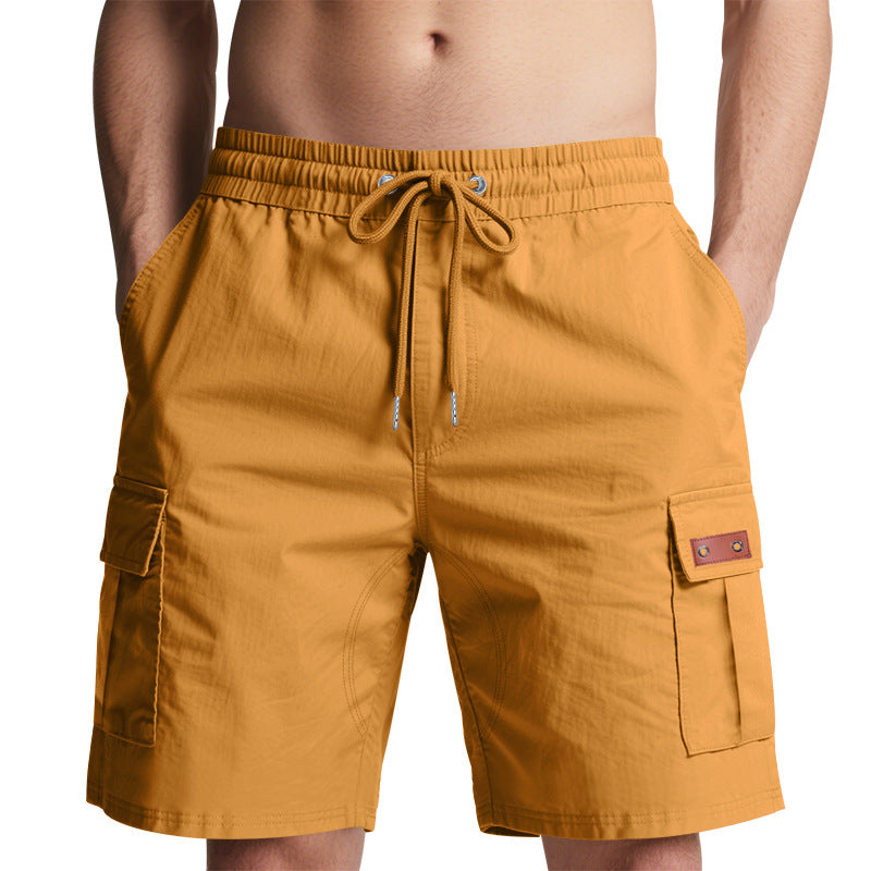 Herren Cargo-Shorts mit elastischem Bund und praktischen Taschen EB
