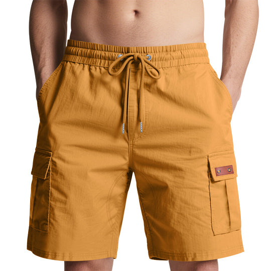 Herren Cargo-Shorts mit elastischem Bund und praktischen Taschen EB