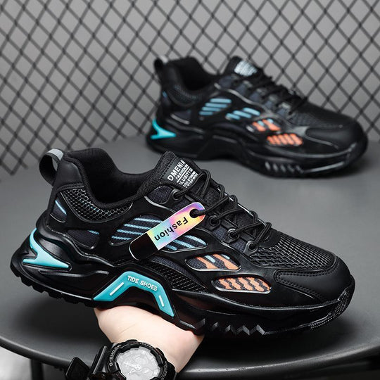 Damen Sportliche Sneaker mit atmungsaktiven Einsätzen und rutschfester Sohle EB
