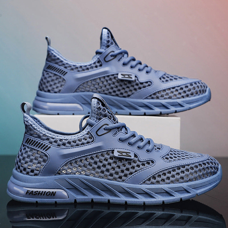 Damen Atmungsaktive Freizeitsneaker mit elastischem Obermaterial und rutschfester Sohle EB