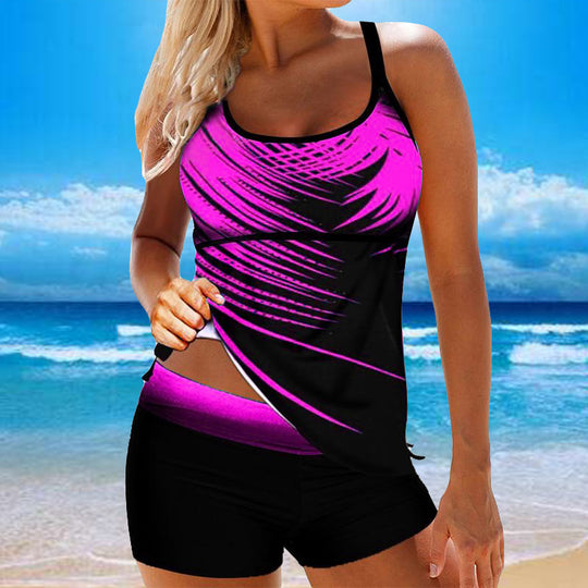 Damen Sportliche Badebluse mit Shorts EB