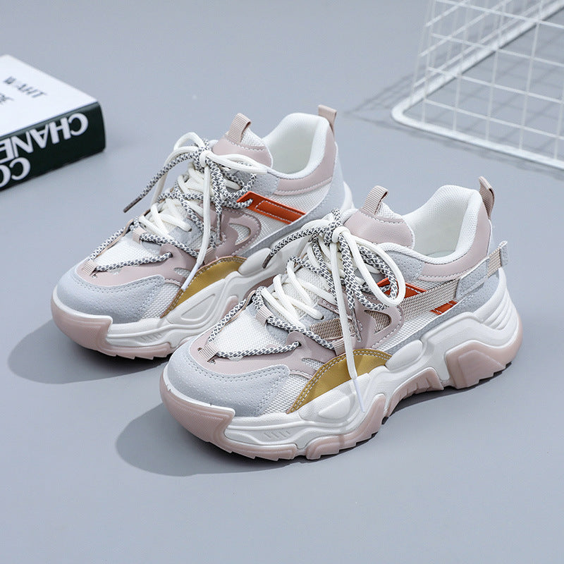 Damen sportliche Sneakers mit ergonomischer Dämpfung und atmungsaktiver Obermaterialstruktur EB