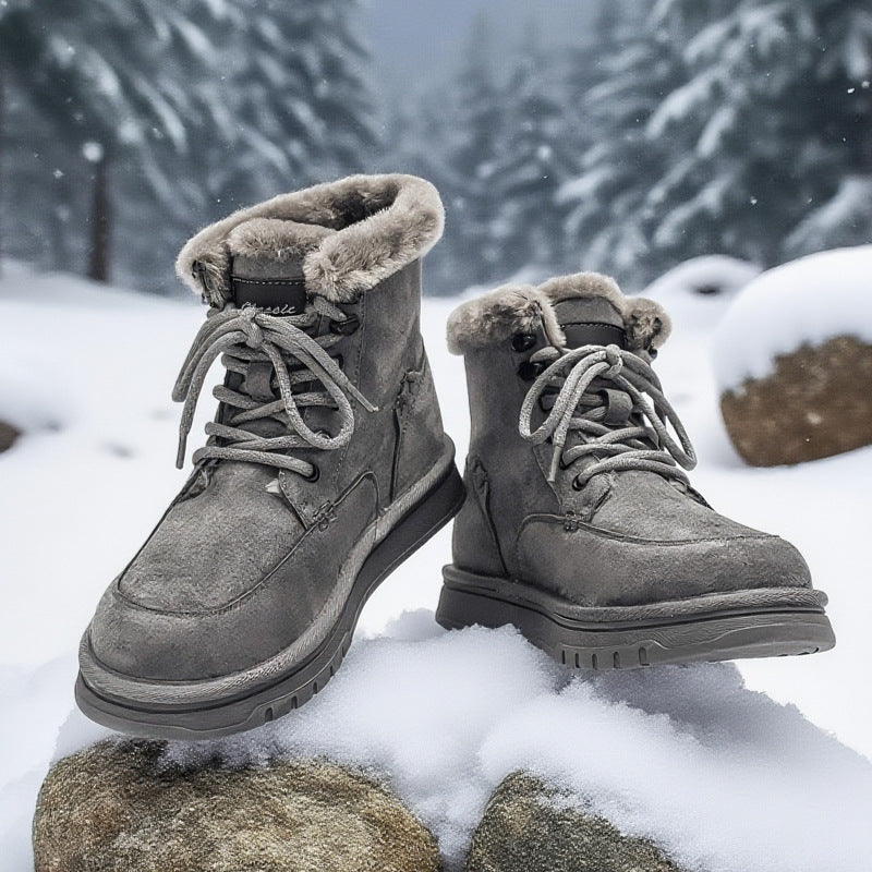 Damen Sportliche Winterstiefel mit warmem Innenfutter und rutschfester Sohle EB