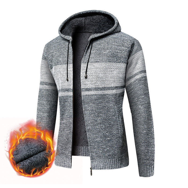 Damen bequemer und kuscheliger Fleece-Hoodie mit Reißverschluss EB