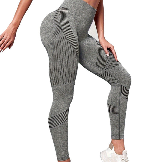 Damen Sport-Leggings mit hohem Bund und atmungsaktivem Design EB