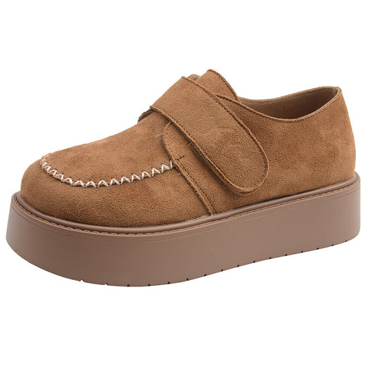 Damen Komfortable Velours Sohle Sneakers EB