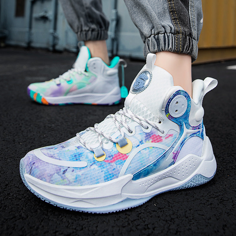 Damen Sportliche High-Top Sneakers mit innovativem Dämpfungssystem und atmungsaktiven Obermaterialien EB