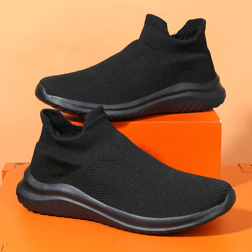 Damen Atmungsaktive Slip-On Sneakers mit flexibler Sohle EB