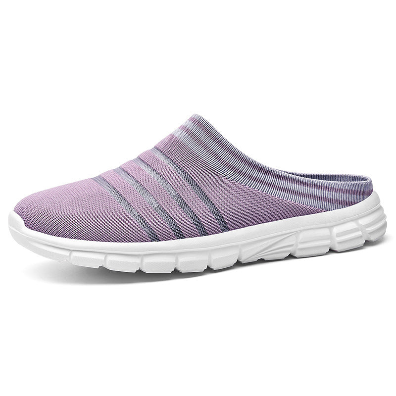 Damen Bequeme Clogs mit atmungsaktivem Obermaterial und rutschfester Sohle EB