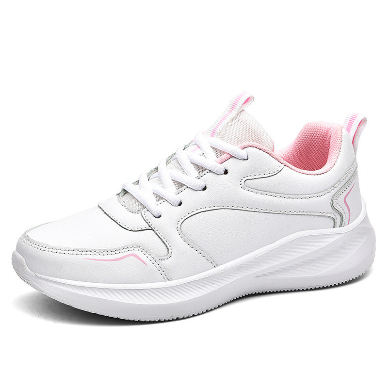 Unisex nan minimalistischer Kunstleder-Sneaker mit ergonomischer EVA-Zwischensohle und Zuglasche EB