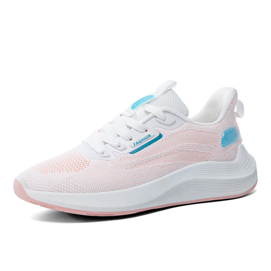 Damen Leichte und flexible Lauf-Sneaker mit atmungsaktiver Mesh-Oberfläche EB