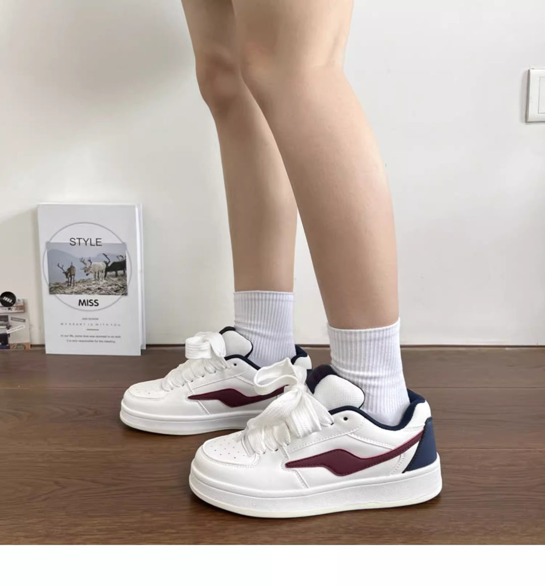 Damen Modische Sneakers mit atmungsaktiver Mesh-Oberfläche und dämpfender Sohle EB
