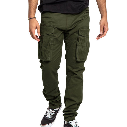 Herren Cargo-Hose mit elastischem Bund und zahlreichen Taschen EB