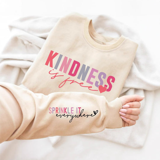 Damen Sweatshirt mit inspirierendem Schriftzug und gemütlicher Passform EB