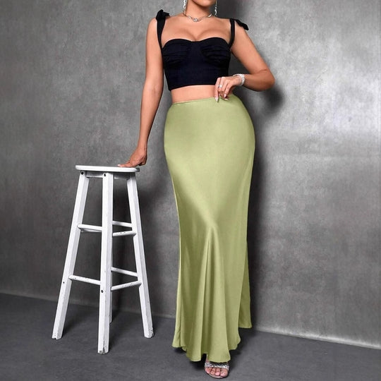 Damen Maxirock mit fließendem Schnitt und elegantem Fall EB