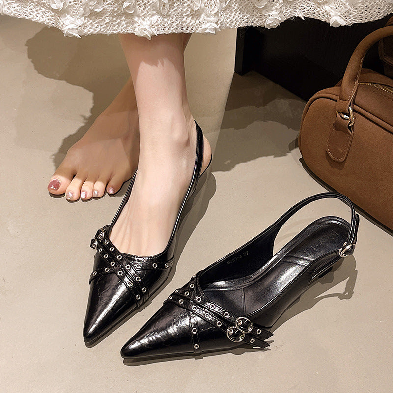 Damen Sling-Pumps mit modischem Riemendesign EB