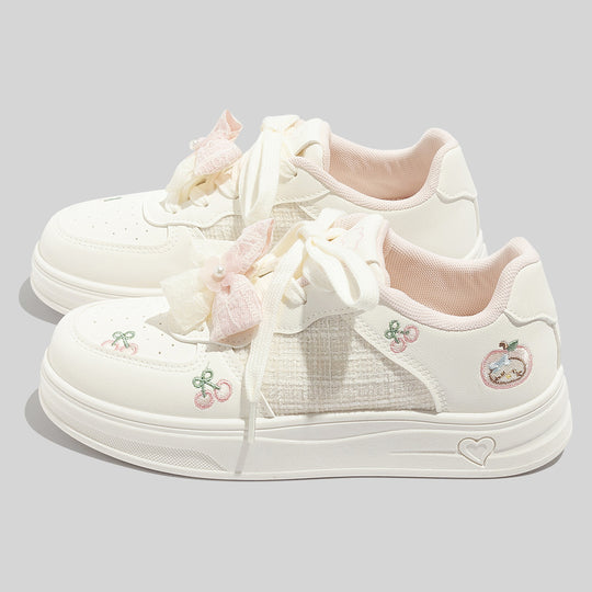 Damen Sneakers mit verspieltem Obstmotiv und atmungsaktiver Oberfläche EB