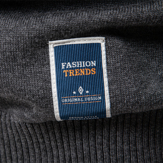 Herren Strickpullover aus hochwertiger Baumwollmischung mit angenehmer Passform EB