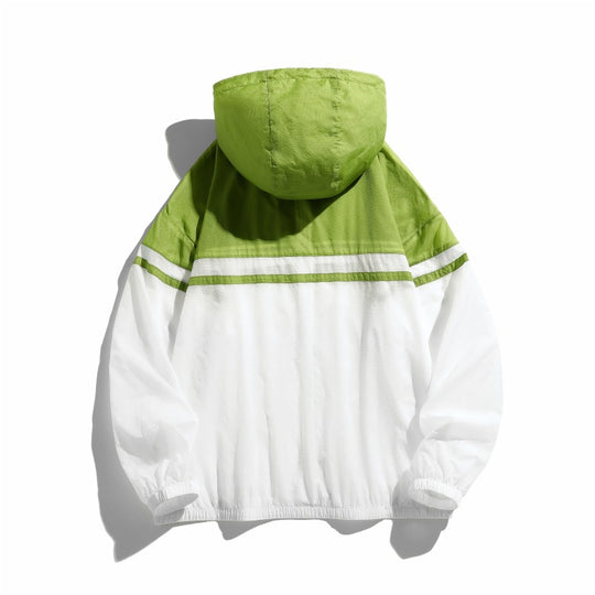 Damen funktionale Übergangsjacke mit verstellbarer Kapuze und atmungsaktiven Einsätzen EB
