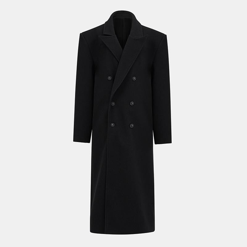 Herren Lange Elegante Doppelreiher EB
