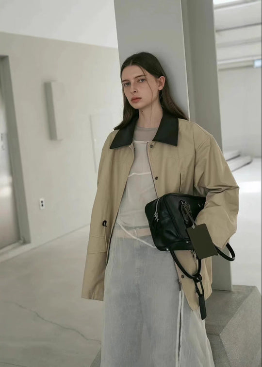 EB | Kontrastkragen Utility-Jacke