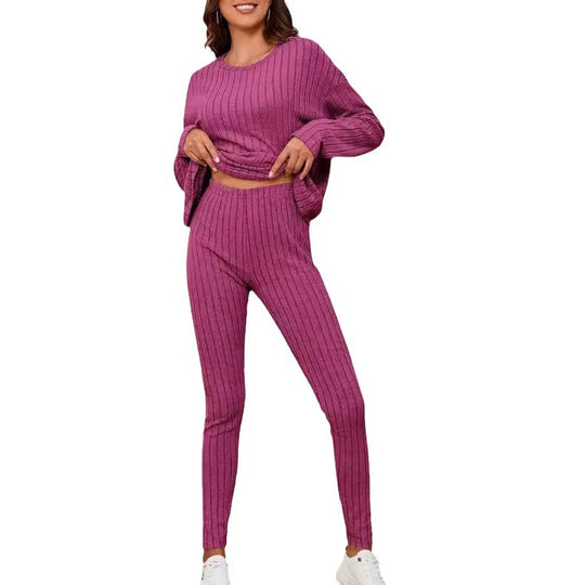 Damen bequeme Strickanzug EB