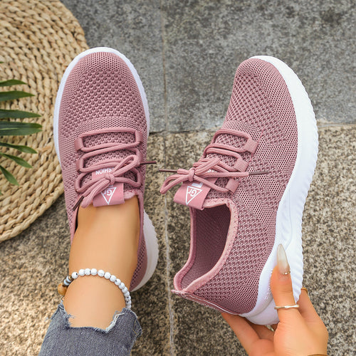 Damen Leichte Laufschuhe mit atmungsaktiver Mesh-Konstruktion und flexibler Sohle EB