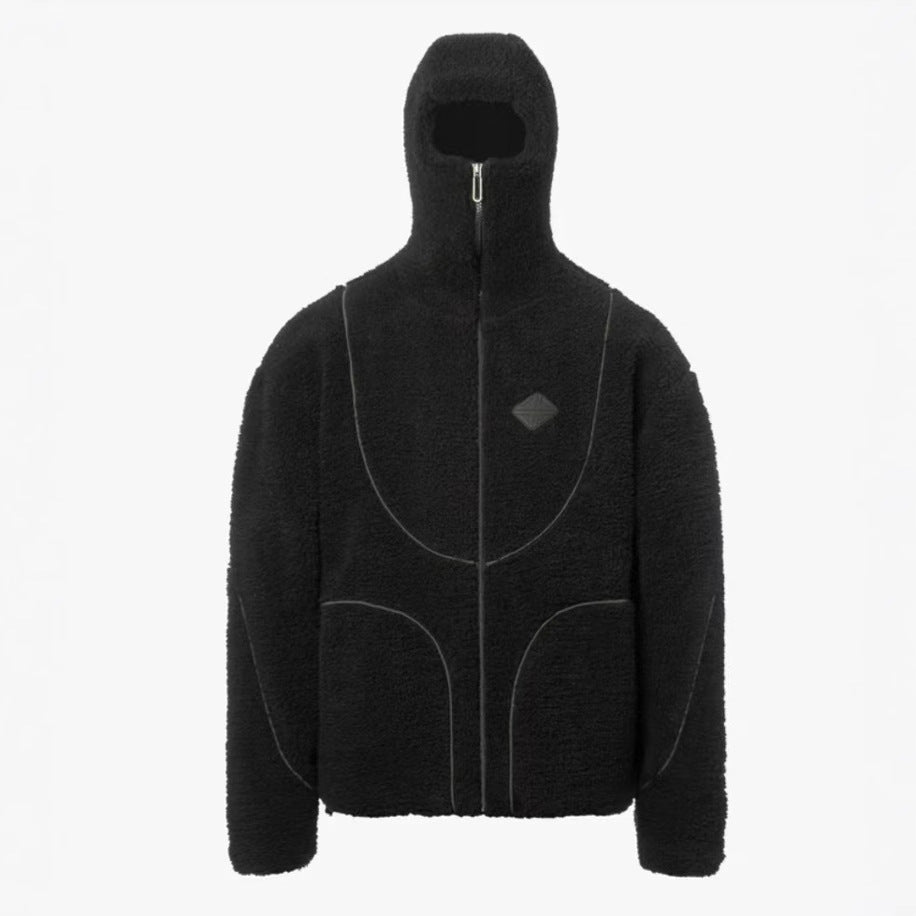 Damen Fleecejacke mit hohem Kragen und praktischen Reißverschlusstaschen EB