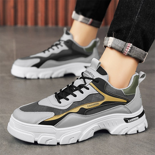 Damen Sportliche Chunky Sneakers mit stabiler Gummisohle und atmungsaktivem Obermaterial EB