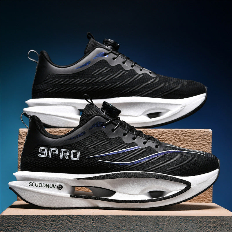 Unisex leichte Laufschuhe mit dämpfender Plattformsohle und atmungsaktivem Obermaterial EB