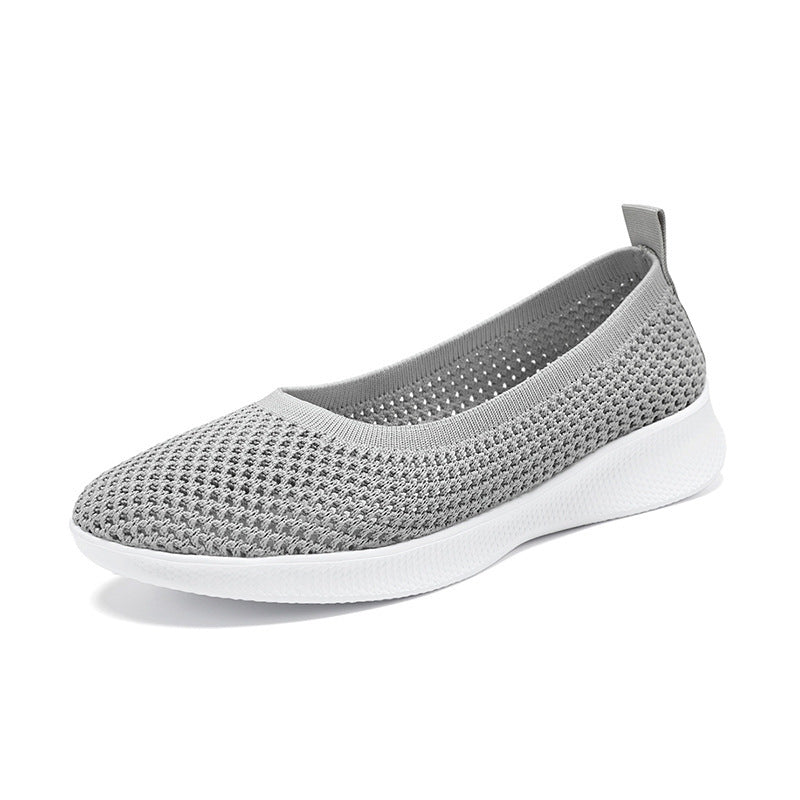 Damen bequeme und luftige Slip-On Sneakers EB