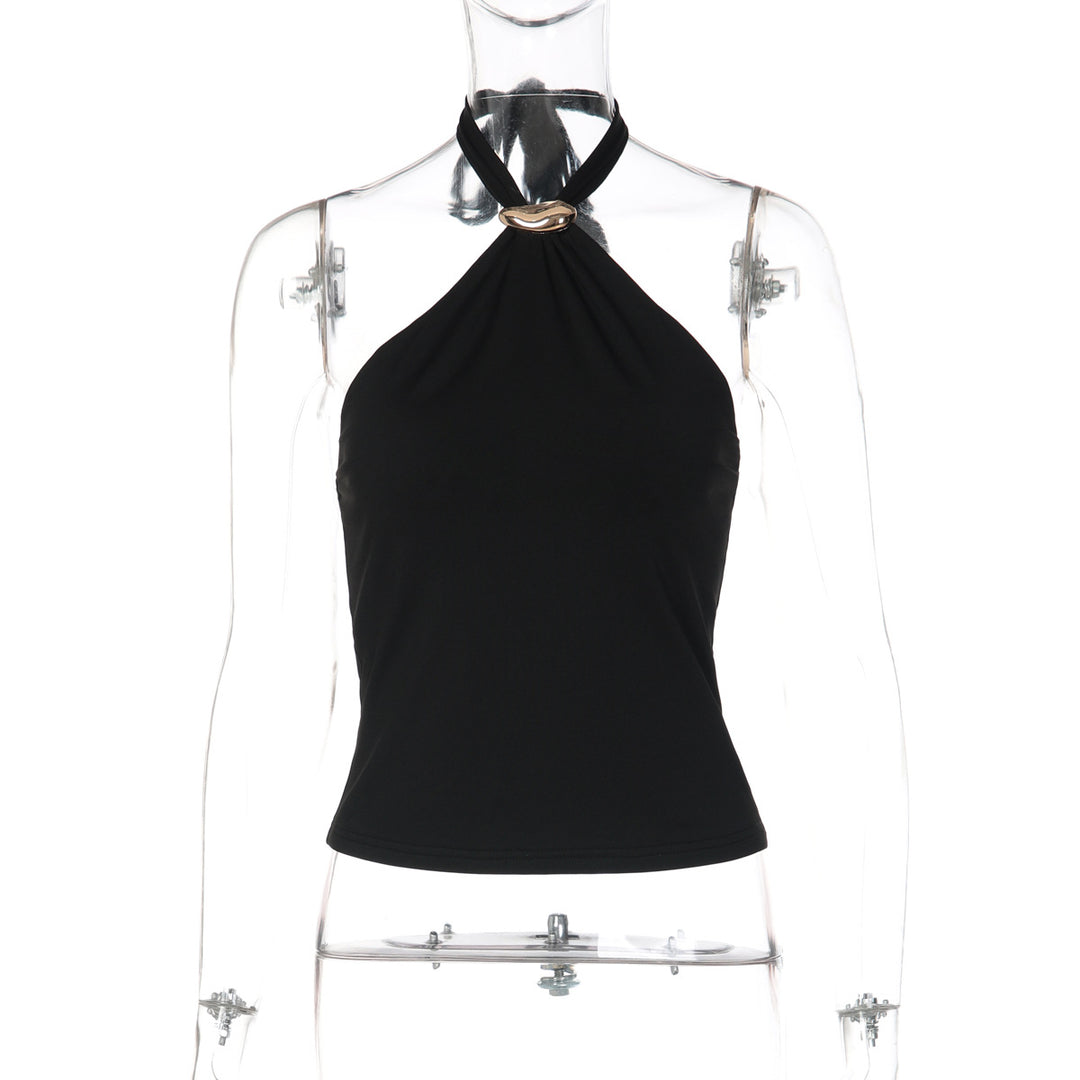 Damen Elegantes und zeitloses Neckholder-Top EB