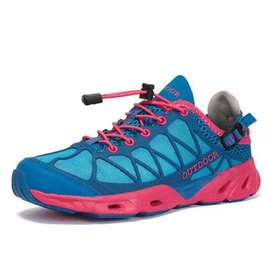 Damen Atmungsaktive Outdoor-Sneaker mit innovativem Schnellschnürsystem EB